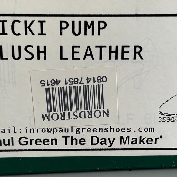 Paul Green Womens Blush Leather Pointed Toe Nicki Asymmetrical Pump Size 4 1/2 - Picture 14 of 16